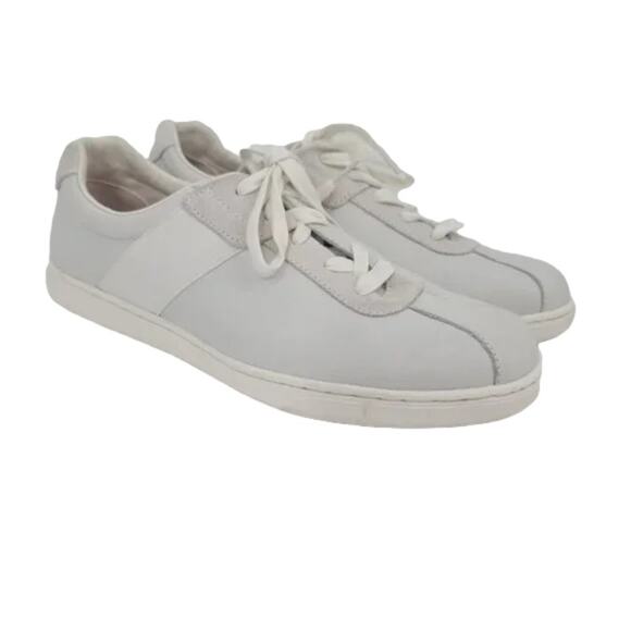 Vionic Mens Mott Lono Lace Up White Orthotic Arch Support Sneakers Size 8.5 - Picture 1 of 5
